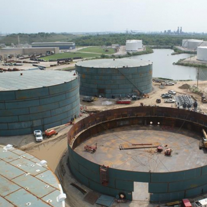 petroleum storage tank facility